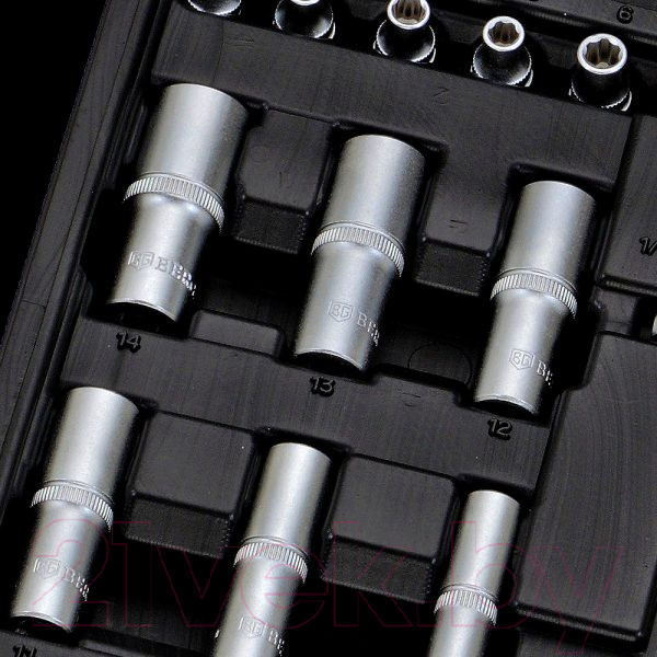 Изображение товара Универсальный набор инструментов BERGER 1/4" / BG045-14 (45 предметов)