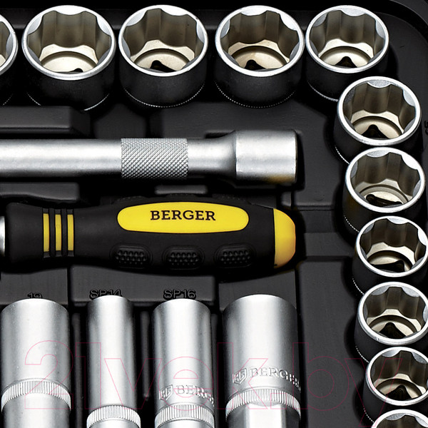 Изображение товара Универсальный набор инструментов BERGER 1/2" / BG050-12 (50 предметов)