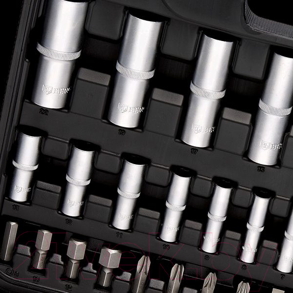 Изображение товара Универсальный набор инструментов BERGER 1/2"-1/4" / BG097-121438 (97 предметов)