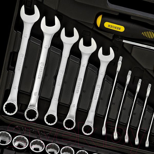 Изображение товара Универсальный набор инструментов BERGER 3/8” / BG100-3814 (100 предметов)