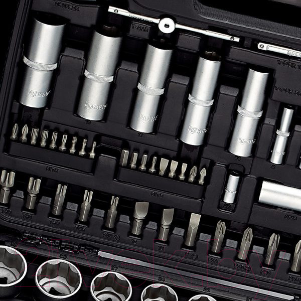 Изображение товара Универсальный набор инструментов BERGER 1/2"-1/4" / BG094-1214 (94 предмета)