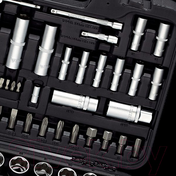 Изображение товара Универсальный набор инструментов BERGER 1/2"-1/4" / BG094-1214 (94 предмета)
