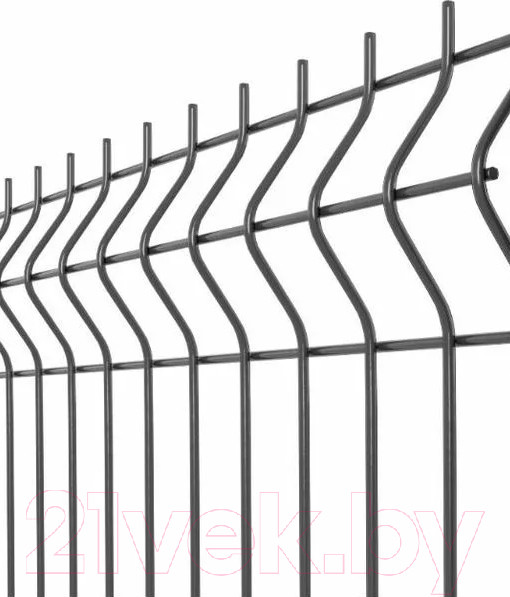 Изображение товара 3D панель заборная Белзабор Light RAL 7016 GL 1530x2500мм