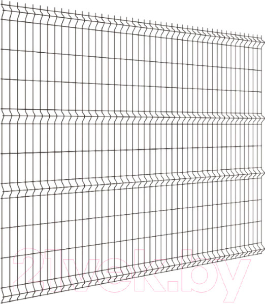 Изображение товара 3D панель заборная Белзабор Medium RAL 7016 GL 1530x2500мм