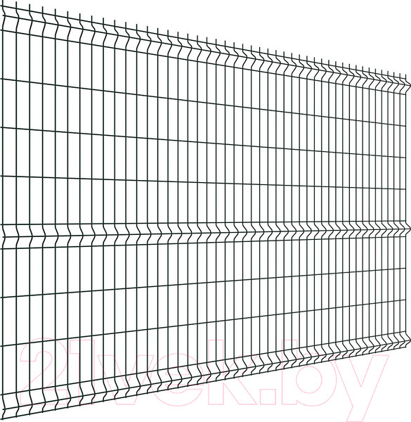 Изображение товара 3D панель заборная Белзабор Medium RAL 7016 GL 1730x2500мм