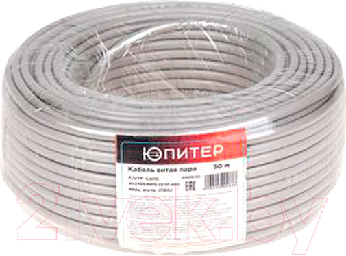 Изображение товара Кабель Юпитер F/UTP Cat5E 4х2х24AWG 0.51мм / JP3010-50 (50м)