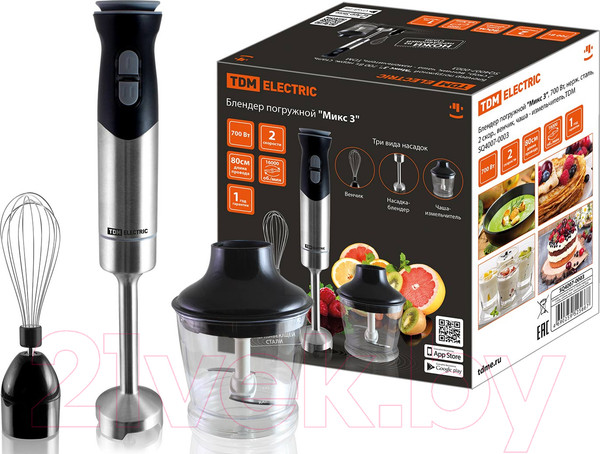 Изображение товара Блендер погружной TDM Микс 3 / SQ4007-0003