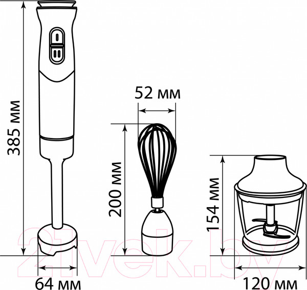 Изображение товара Блендер погружной TDM Микс 3 / SQ4007-0003