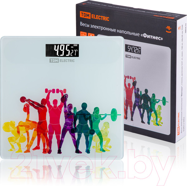 Изображение товара Напольные весы электронные TDM Фитнес SQ4012-0002