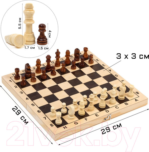 Изображение товара Шахматы Sima-Land Обиходные 2879452