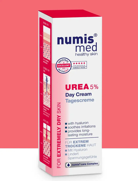 Изображение товара Крем для лица Numis Med Дневной с 5% мочевиной и гиалуроновой кислотой / 40212770 (50мл)