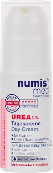 Изображение товара Крем для лица Numis Med Дневной с 5% мочевиной и гиалуроновой кислотой / 40212770 (50мл)