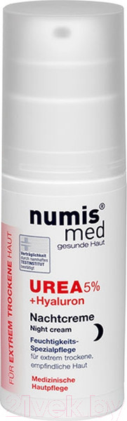 Изображение товара Крем для лица Numis Med С 5% мочевиной и гиалуроновой кислотой / 40212780 (50мл)