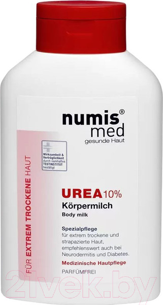 Изображение товара Молочко для тела Numis Med С 10% мочевиной для очень сухой кожи / 40216020 (300мл)