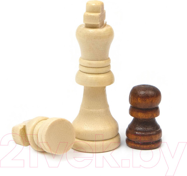 Изображение товара Набор настольных игр Sima-Land 3 в 1 Падук: нарды, шахматы, шашки / 2865267