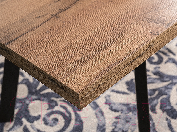 Изображение товара Обеденный стол Signal Brick 120-160x80 (дуб артизан/черный)