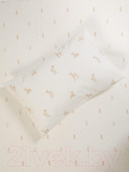 Изображение товара Комплект постельного белья Ночь нежна Бэмби Стандарт 1.5сп / 10458-1+10294-2 (70x70)