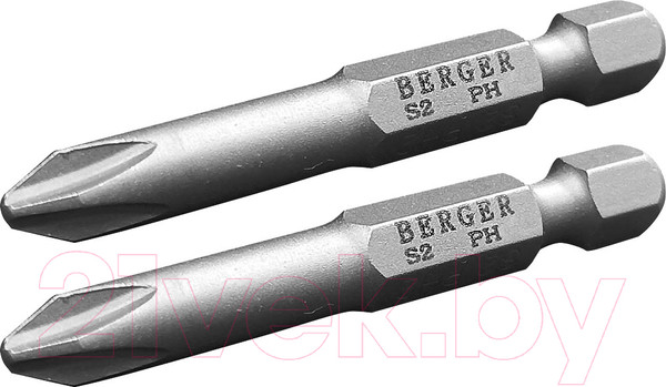 Изображение товара Набор бит BERGER PH0x50мм S2 / BG2396 (2шт)