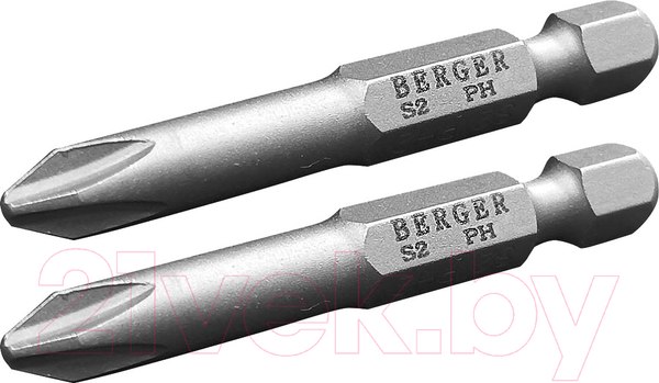 Изображение товара Набор бит BERGER PH2x50мм S2 / BG2398 (2шт)