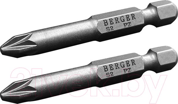 Изображение товара Набор бит BERGER PZ2x50мм S2 / BG2402 (2шт)