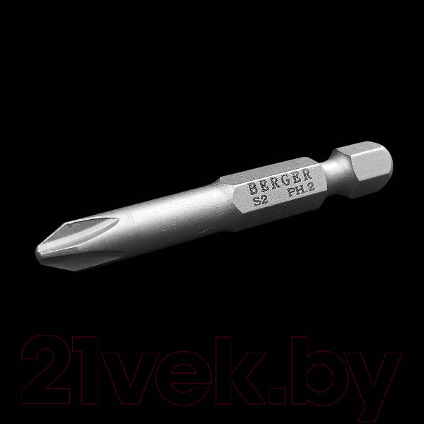 Изображение товара Набор бит BERGER Магнитных PH2x50мм S2 / BG2419 (10шт)