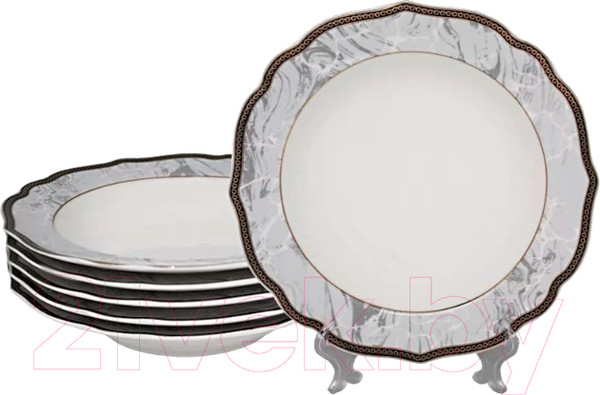 Изображение товара Набор тарелок Lenardi Мрамор 105-659 (6шт)