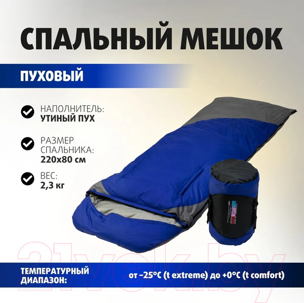 Изображение товара Спальный мешок Premier Fishing PR-YJSD-32-B (синий)