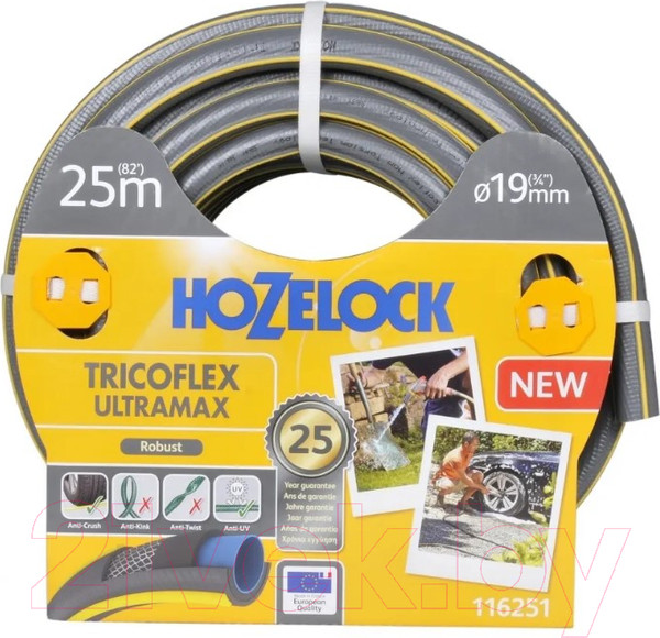 Изображение товара Шланг поливочный Hozelock Tricoflex Ultraflex 116251 / Б0046568