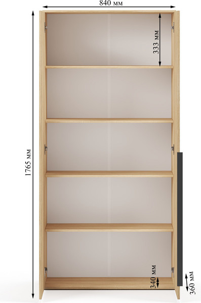 Изображение товара Шкаф Soma Закрытый / ШК5.4 (дуб сонома)