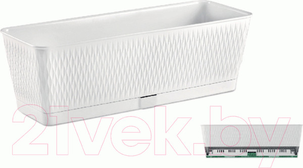 Изображение товара Вазон Stefanplast 70507 (белый)