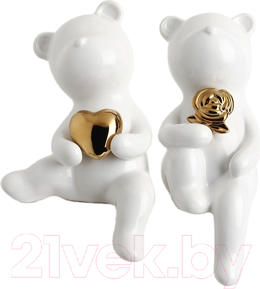 Изображение товара Набор статуэток Merry Bear Home Decor Влюбленные мишки / 30001285