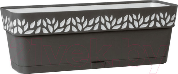 Изображение товара Вазон Stefanplast 94403 (графитовый/серый)