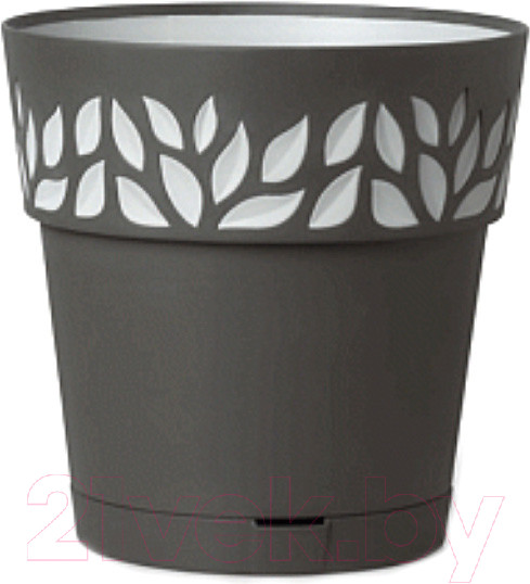 Изображение товара Вазон Stefanplast 94153 (графитовый/серый)