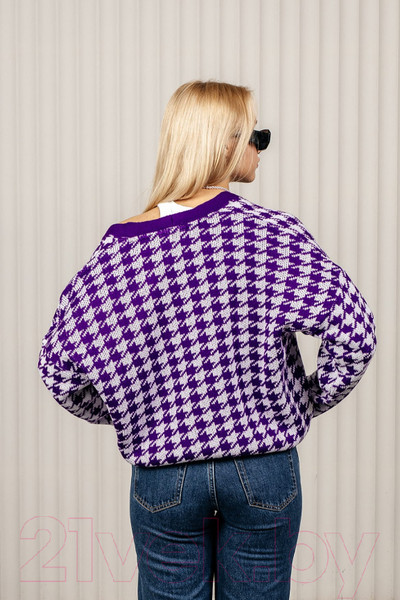 Изображение товара Жакет Romgil ТЗ691П (р.170-96-102, фиолетовый/белый)