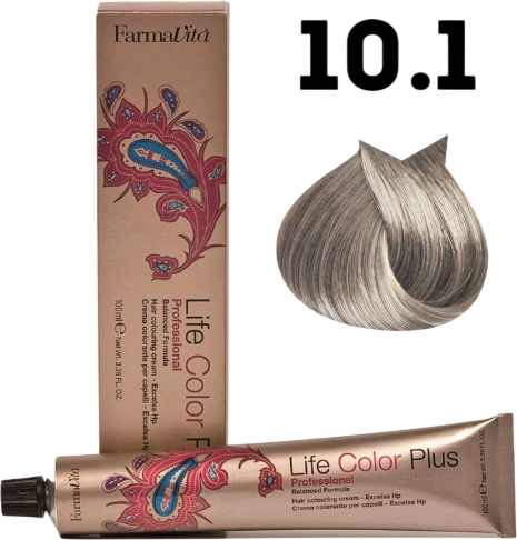 Изображение товара Крем-краска для волос Farmavita Life Color Plus 10.1 (100мл)