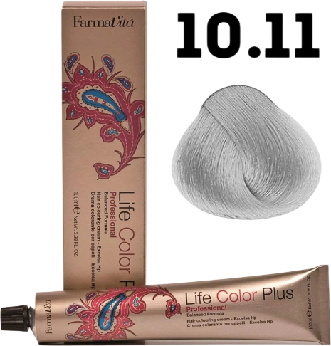 Изображение товара Крем-краска для волос Farmavita Life Color Plus 10.11 (100мл)