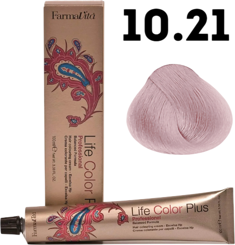 Изображение товара Крем-краска для волос Farmavita Life Color Plus 10.21 (100мл)