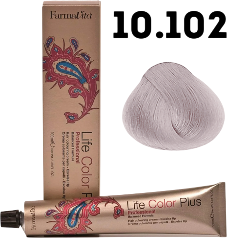 Изображение товара Крем-краска для волос Farmavita Life Color Plus 10.102 (100мл)