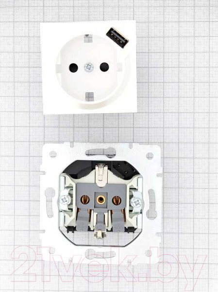 Изображение товара Розетка Lezard Vesna 742-3088-181