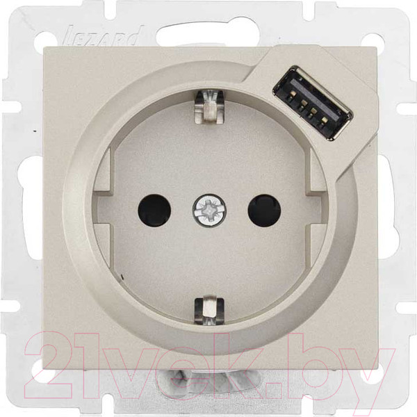 Изображение товара Розетка Lezard Vesna 742-3788-181