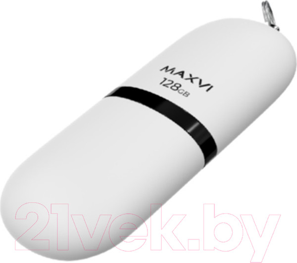 Изображение товара USB flash накопитель Maxvi SF 128GB 2.0 (белый)