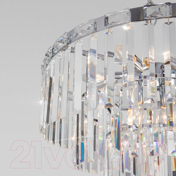 Изображение товара Люстра Евросвет Strotskis 10130/10 (хром/прозрачный хрусталь)