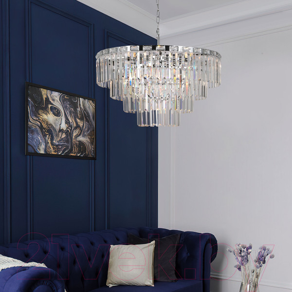 Изображение товара Люстра Евросвет Strotskis 10130/10 (хром/прозрачный хрусталь)