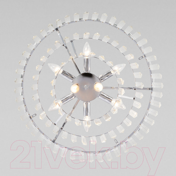 Изображение товара Люстра Евросвет Strotskis 10130/8 (хром/прозрачный хрусталь)