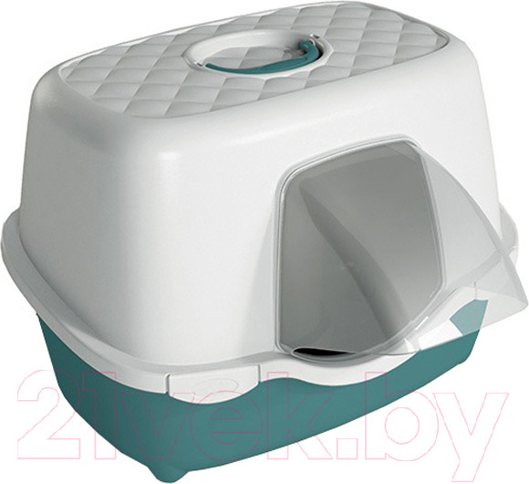 Изображение товара Туалет-домик Stefanplast Tres Chic / 99301 (зеленый/белый)