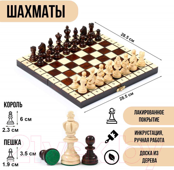 Изображение товара Шахматы Sima-Land Олимпийские 9234697