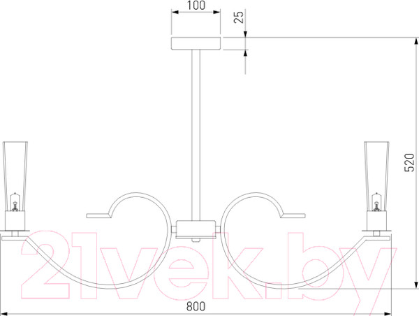 Изображение товара Люстра Евросвет 60141/8 (хром)