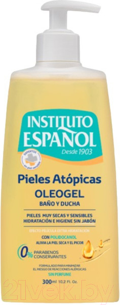 Изображение товара Масло для душа Instituto Espanol Pieles Atopicas (300мл)