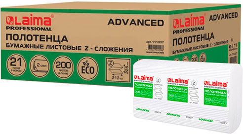 Изображение товара Бумажные полотенца Laima Advanced / 111337