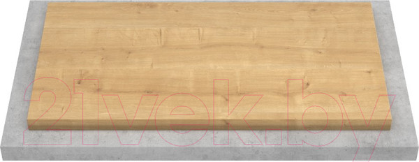 Изображение товара Столешница для тумбы в ванную ЗОВ HPL 38 / CHPL38T995458 (туя)